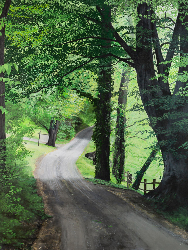 Fiddlers Hill Road 48x36 (2021) - Private collection