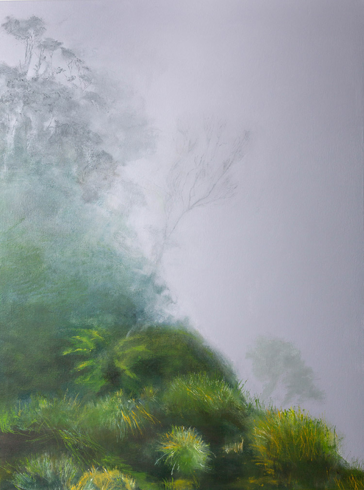 Fog in the Blue Mountains 40x30 (2021)