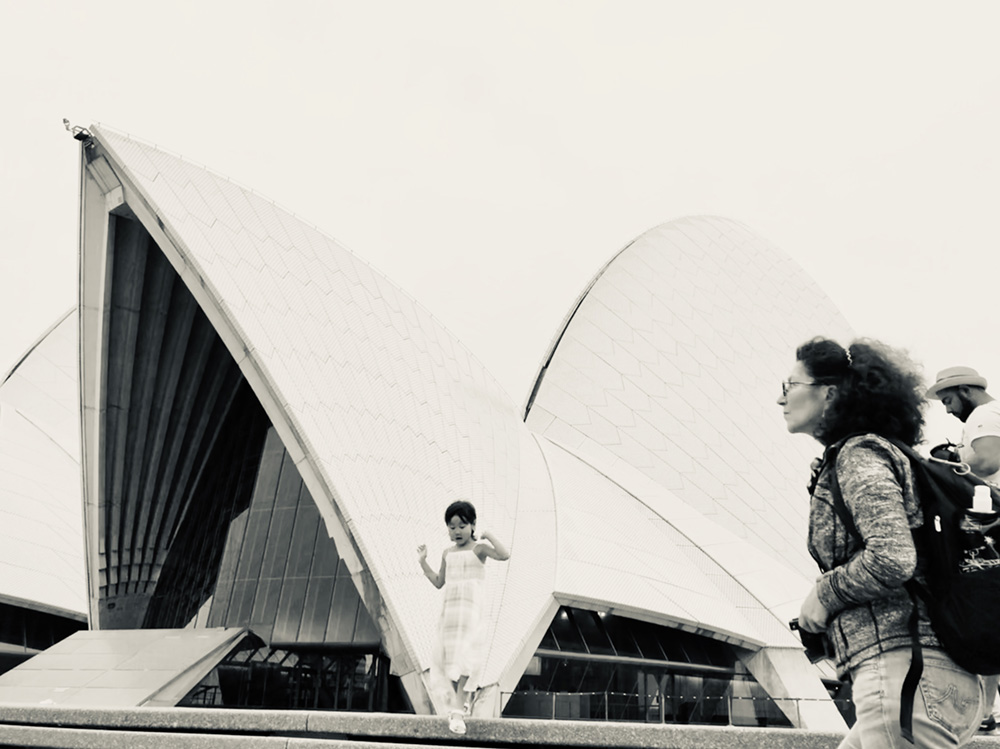 In front of Sydney Opera House