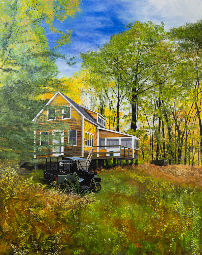 Lee's Cabin 60x48 (2021) - Private Collection