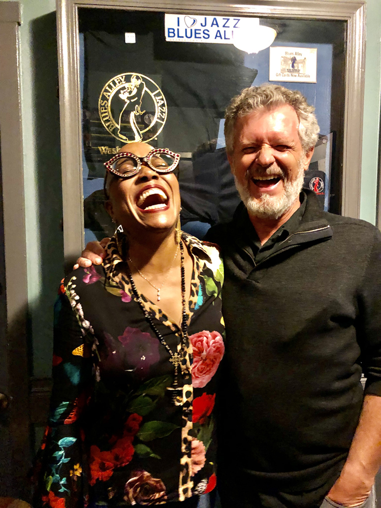 Self-Portrait with Dee Dee at Blues Alley, Washington, DC