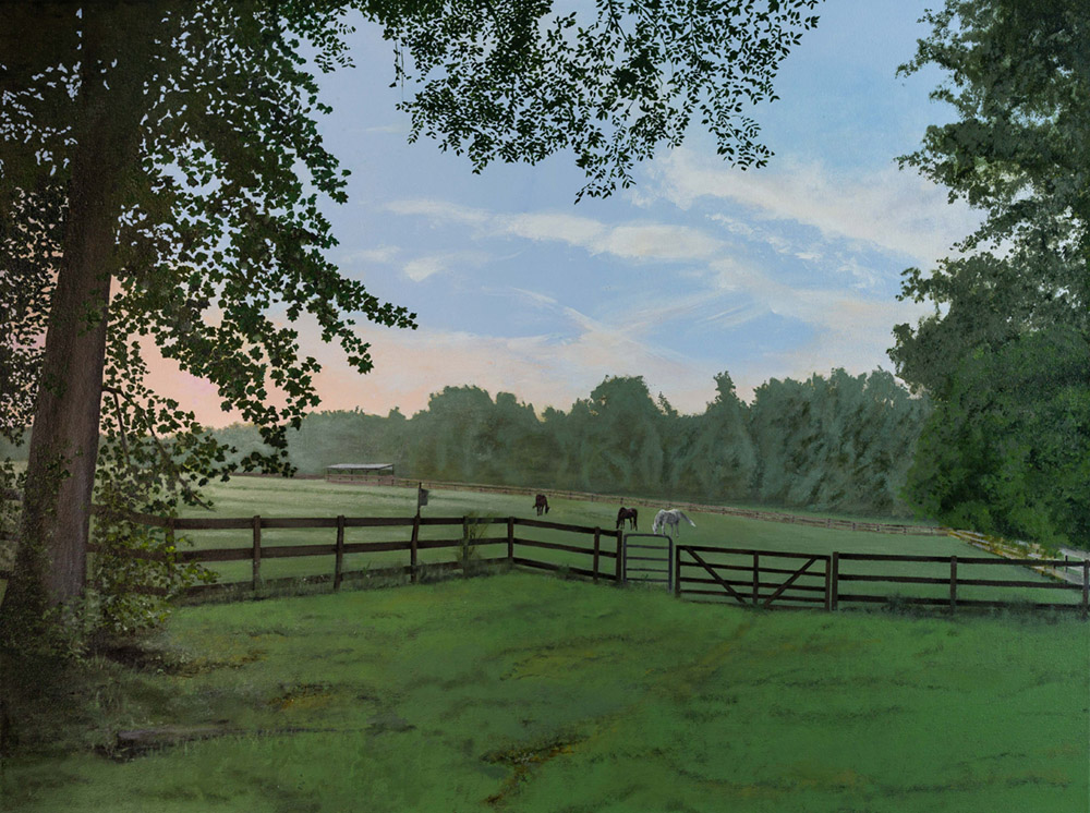Sunrise in Anne Arundel County 30x40 (2021)<br>Private Collection