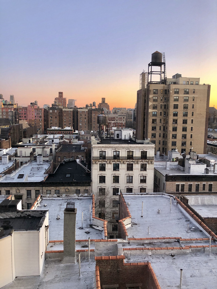 Upper West End sunrise, New York